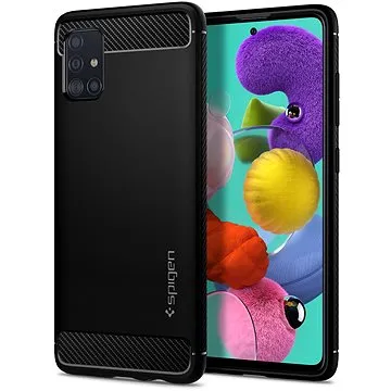 Spigen Rugged Armor Black Samsung Galaxy A51 (ACS00563)