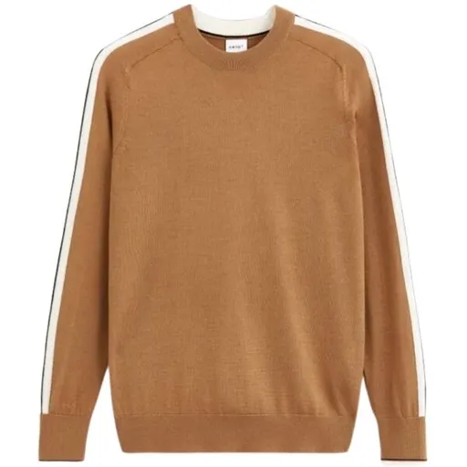 CELIO VERITAS Pánský svetr, hnědá, velikost