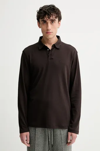 Bavlněné tričko s dlouhým rukávem Calvin Klein