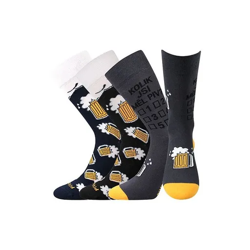 VoXX 3PACK ponožky vícebarevné (Pimix 6) XL