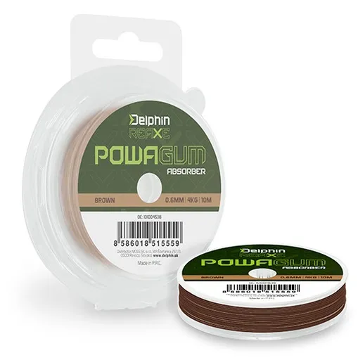 Delphin powa gum absorber reaxe hnědá 10 m - 1 mm 8 kg