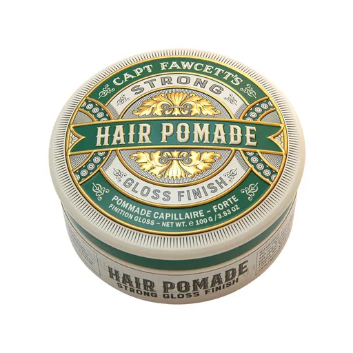 Captain Fawcett Pomáda na vlasy pro lesk a silnou fixaci Strong (Hair Pomade) 100 g