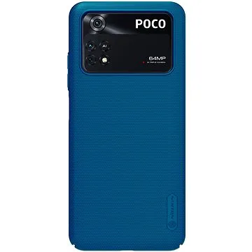 Nillkin Super Frosted Zadní Kryt pro Poco M4 Pro 4G Peacock Blue (57983110450)