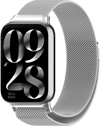 4wrist Milánský tah pro Xiaomi 9 Pro a 8 Pro - Silver