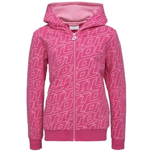 Lotto GINIA Dívčí mikina, růžová, velikost 128-134