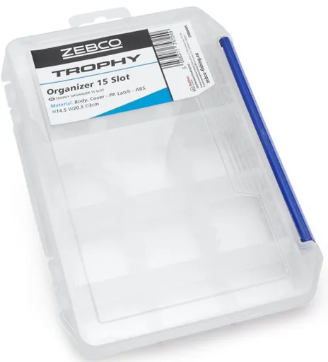 Zebco Krabička Trophy Organizer 15 Slot,Zebco Krabička Trophy Organizer 15 Slot