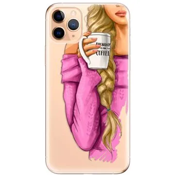 iSaprio My Coffe and Blond Girl pro iPhone 11 Pro Max (coffblon-TPU2_i11pMax)