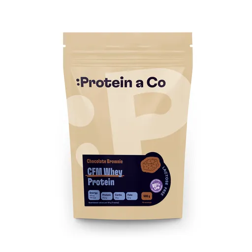 Protein a Co Bezlaktózový CFM Whey, 500 g Chocolate brownie
