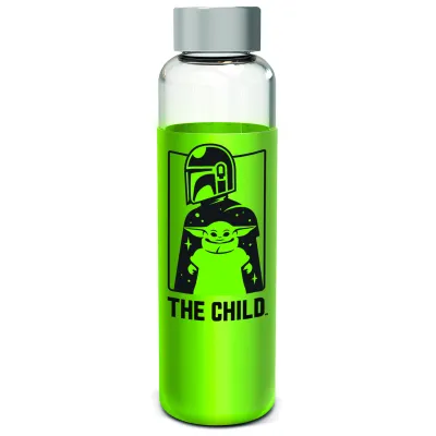 Skleněná láhev s návlekem 585 ml, Mandalorian