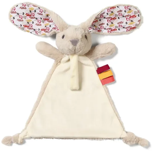 BabyOno Have Fun Cuddly Toy with a Dummy Holder plyšová hračka s klipem Rabbit Milly 0 m+ 1 ks
