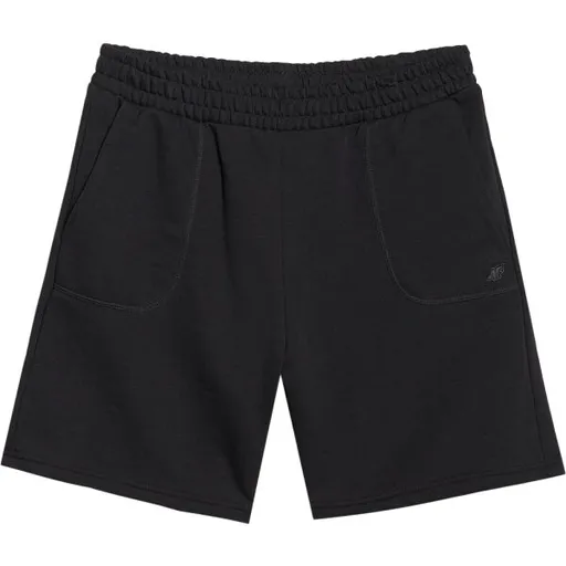 4F SHORTS CAS Pánské teplákové kraťasy, černá, velikost