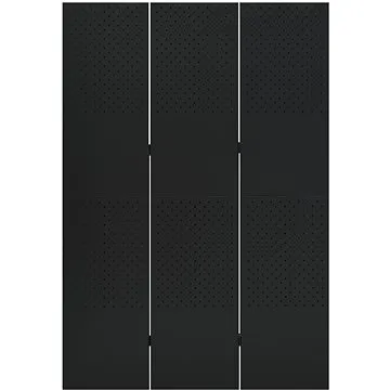 Shumee 3dílný černý 120×180 cm ocel, 335895 (335895)