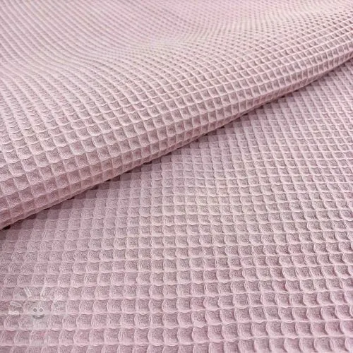 Bavlna s vaflovou vazbou old rose