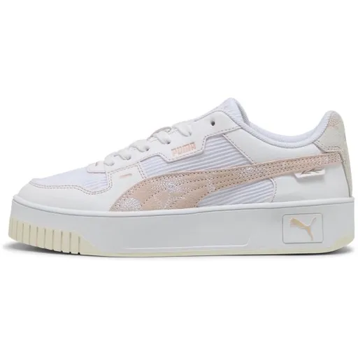 Puma CARINA STREET LUX CRAFTED FLOWERS Dámská vycházková obuv, bílá, velikost 38