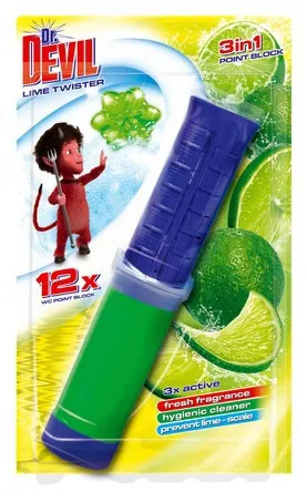 WC gel bodový blok 3v1 Dr.Devil Lime Twister 75ml