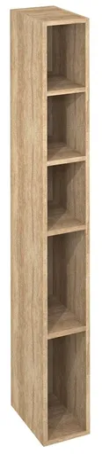 SAPHO ESPACE otevřená policová skříňka 20x172x32cm, dub alabama ESC100-2222