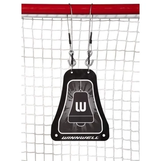 WINNWELL KOVOVÝ ZVONÍCÍ TERČ Hokejový terč, černá, velikost