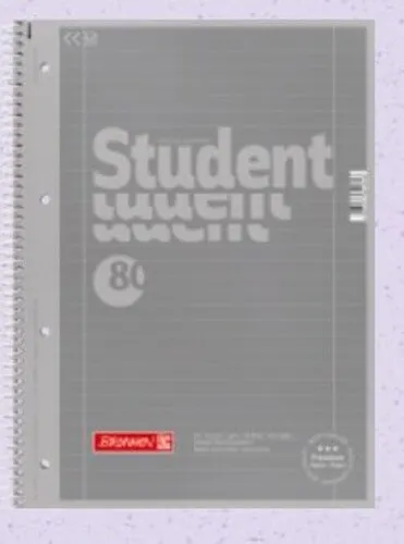 Student blok A4 CC stříbrný lin 80 listů