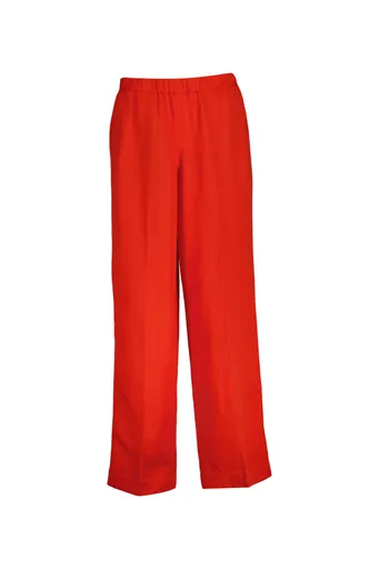 KALHOTY GANT LINEN BLEND PULL ON PANTS PERFECT RED