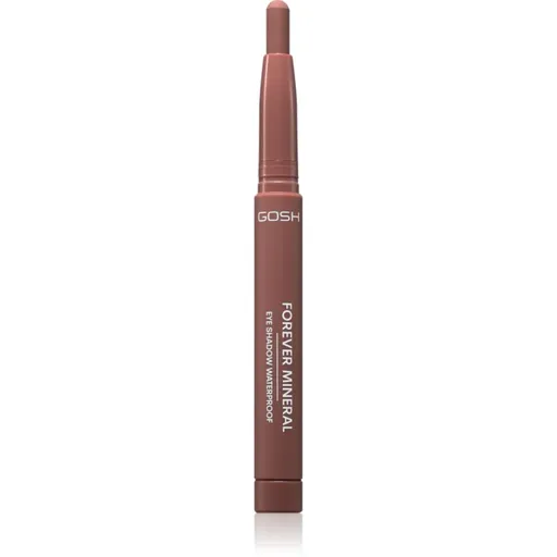 Gosh Forever Mineral Matte dlouhotrvající oční stíny v tužce odstín 016 Matt Chocolate 1.4 g