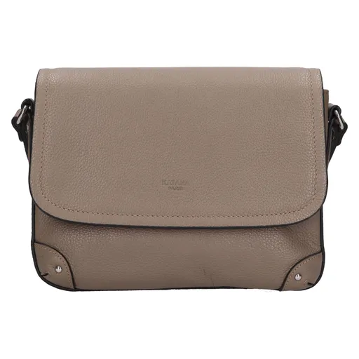 Kožená dámská crosbody kabelka Katana Lucce - šedá