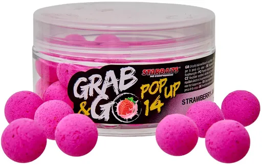 Starbaits pop up g&g global strawberry jam 20 g 14 mm