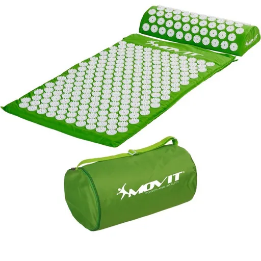 Movit akupresurní podložka s polštářem zelená 75 x 44 cm