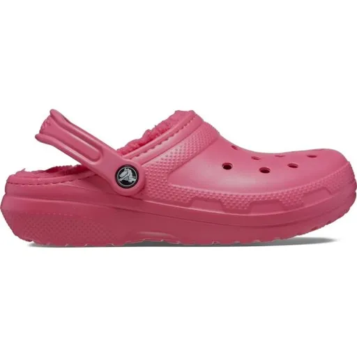 Crocs CLASSIC FUZZ LINED CLOG Dámské nazouváky, růžová, velikost 36/37