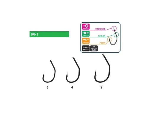 Hayabusa háčky hooks model m1-velikost 6