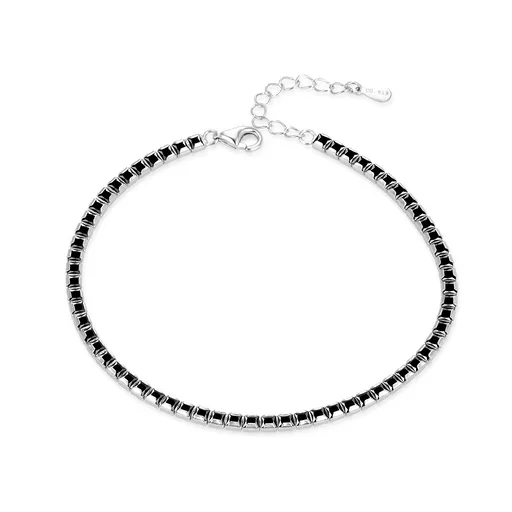 Agato Stylový tenisový náramek ze stříbra AGB777/21-BK