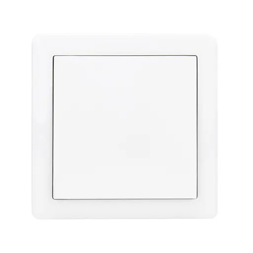 Solight vypínač Slim č. 7 křížový, bílý 5B114