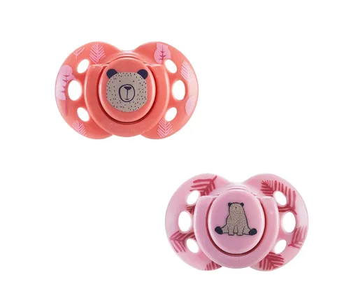 Tommee Tippee CTN Dudlík silikon Fun 6-18m 2 ks