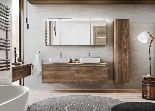 Comad santa fe oak deska pod umyvadlo 160 cm dub 89-160-A