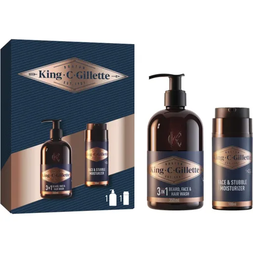 Gillette King C. Perfect Beard Care Kit dárková sada pro muže