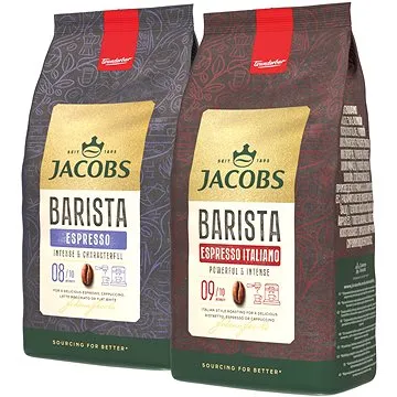 Jacobs Barista PACK Espresso 1000g + Esp. Italiano 1000g, zrnková káva (8594196030979)