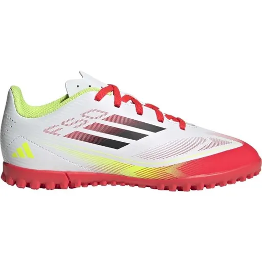 adidas F50 CLUB TF JR Dětské turfy, bílá, velikost 36 2/3