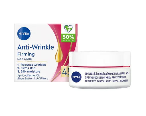 Nivea Anti-Wrinkle 45+ zpevňující denní krém proti vráskám 50 ml
