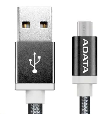 ADATA Micro USB kabel - USB A 2.0, 100cm, černý