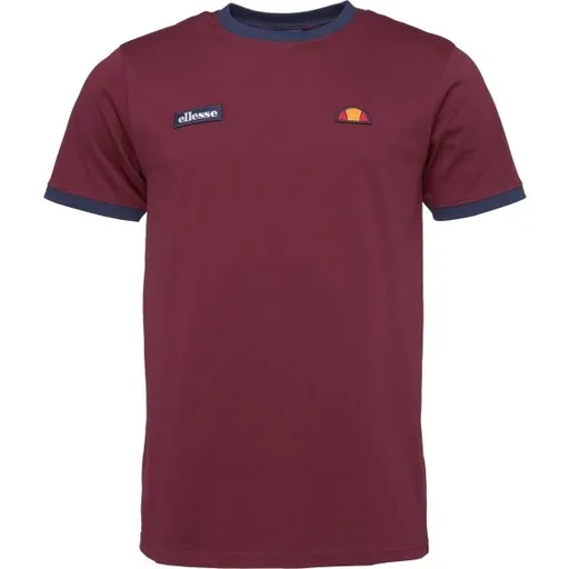 ELLESSE FERDORINI Pánské tričko, vínová, velikost