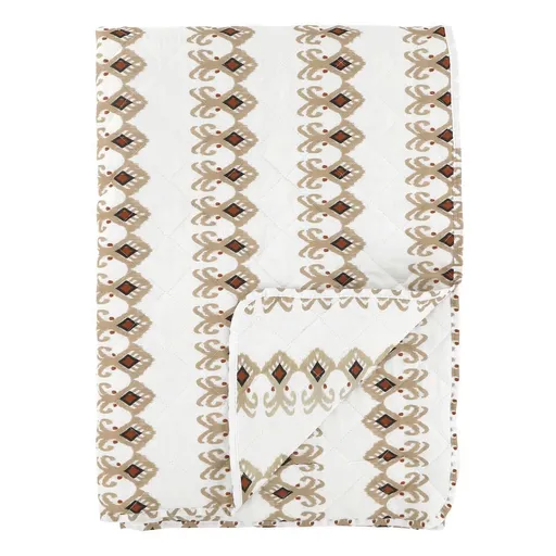 Krémový přehoz Paisley vzor Aix Quilt - 130*180 cm Chic Antique