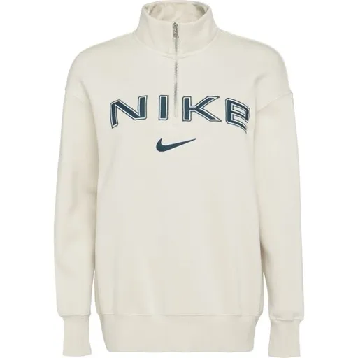 Nike SPORTSWEAR PHOENIX FLEECE Dámská mikina, béžová, velikost