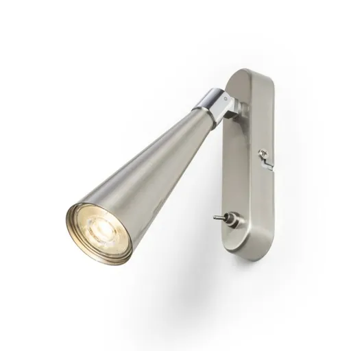 RED - DESIGN RENDL RENDL ALEXIS nástěnné bodové svítidlo matný nikl 230V GU10 5W R14466