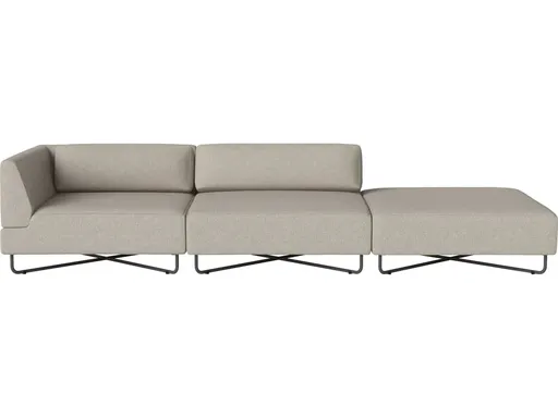 Zahradní pohovka Orlando pro 3 os. s otevřeným pravým koncem, více variant - Bolia Varianta: Palma, Sand