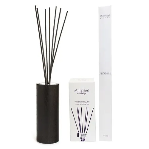 Millefiori Milano Dřevěný difuzér Air Design Cylinder 7 tyčinek hnědý