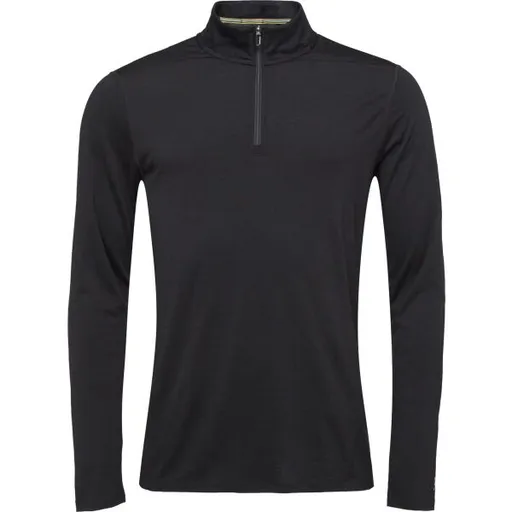 Smartwool CLASSIC A-S MERINO BL 1/4 ZIP Pánské spodní triko, černá, velikost