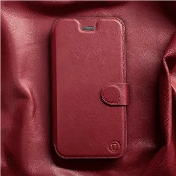 Kožené flip pouzdro Samsung Galaxy A72 - Tmavě červené -  Dark Red Leather (5903516639045)