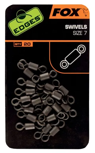 Fox Obratlíky Edges Swivels 20ks,Fox Obratlíky Edges Swivels 20ks
