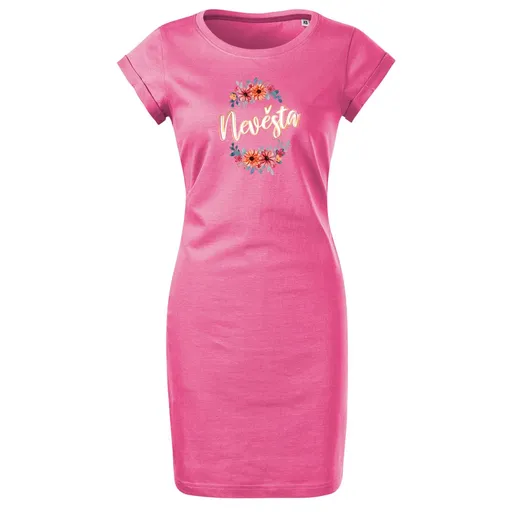 Bontis Šaty Nevěsta KOUZLO KVĚTIN - Purpurová | XL