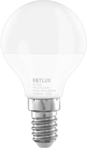 RETLUX RLL 434 G45 E14 miniG 6W DL (RLL 434 G45 E14 miniG 6W DL RETLU)