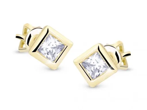 Cutie Diamonds Minimalistické náušnice ze zlata s diamanty DZ8043-30-00-X-1